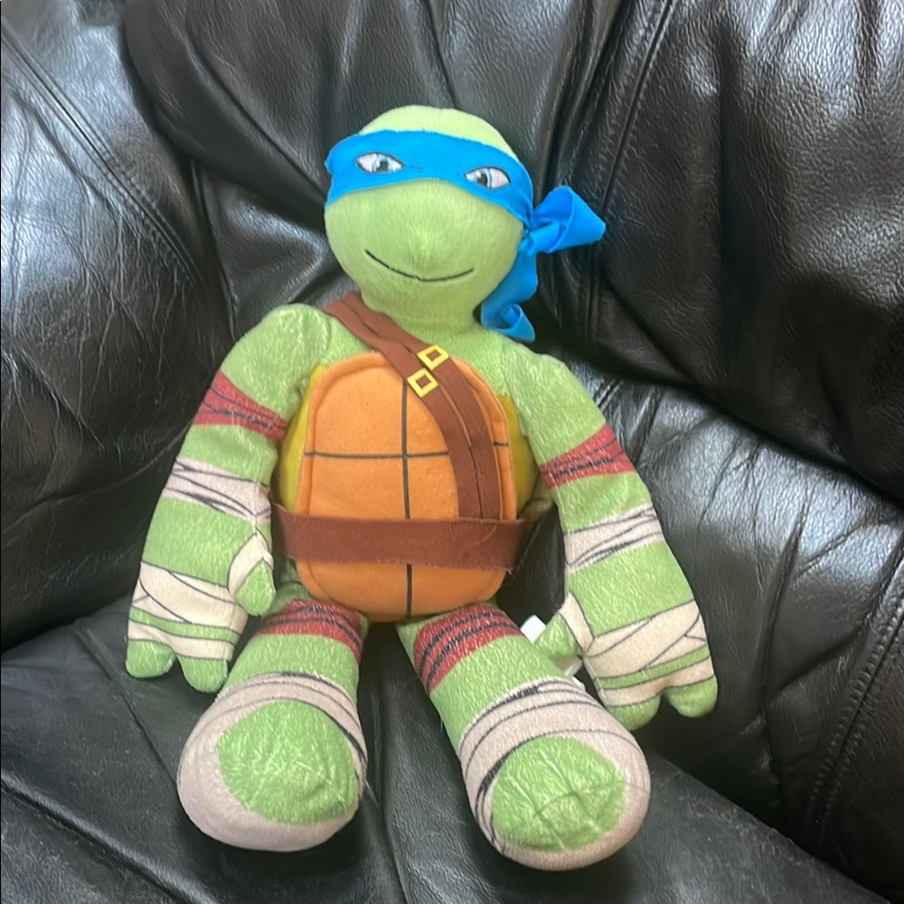 Vintage Vibe Nickelodeon Stuffed Animal Plush TMNT Warrior Leo